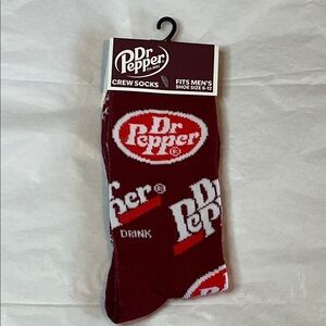 Dr Pepper Crew Socks